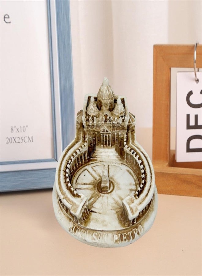 Odebyata St. Peter's Basilica Church Statue Model, Ancient Roman Architecture Figurines Table Decor Ornament,Italian Rome Travel Souvenirs Figurines for Roman Clultures Lovers Home Decor (St Peter) - Image 5